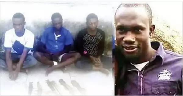See Pure Photos Suspected Cultists Arrested For Killing A Welder In Ogun State